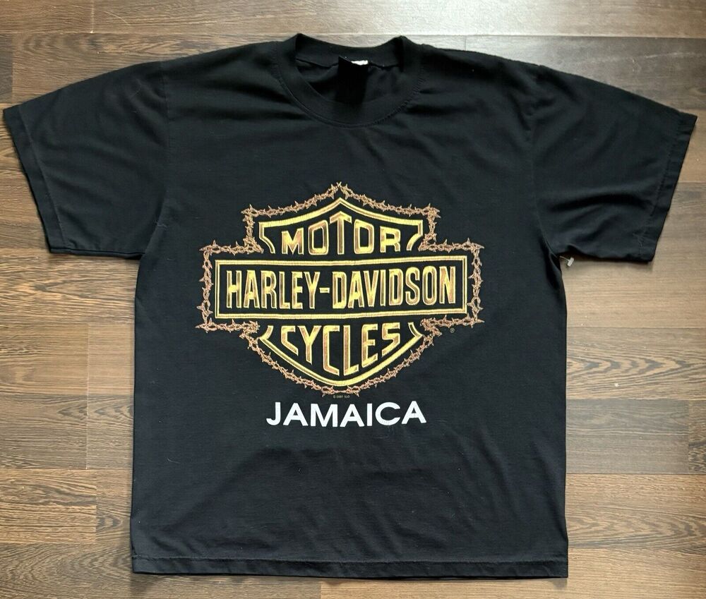 Vintage 2001 Harley Davidson Jamaica T Shirt Size L